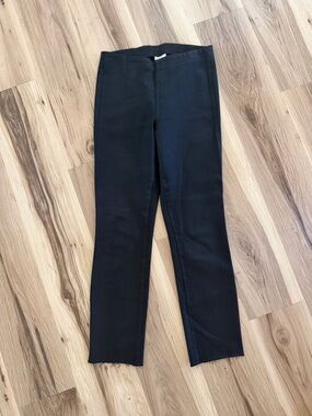 Frank & Eileen NEW DERRY SLIM STRAIGHT ILLUSION PANT | BLACK